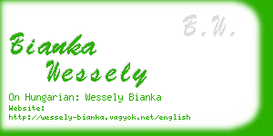 bianka wessely business card